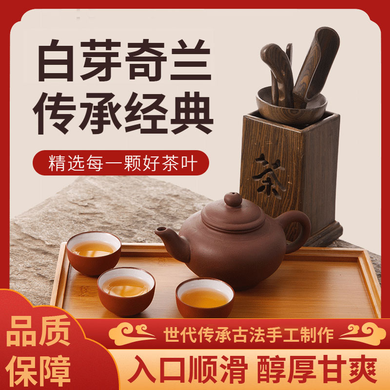 白芽奇兰茶精美包装